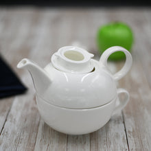 Load image into Gallery viewer, Settle In Sweetheart - Cozy Teapot w/ Built in Strainer and Mug
